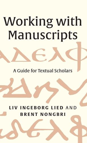 Cover image for Working with Manuscripts