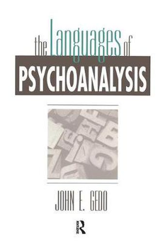 Cover image for The Languages of Psychoanalysis