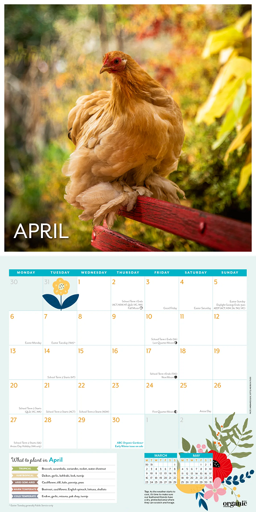 ABC Organic Gardener 2026 Calendar
