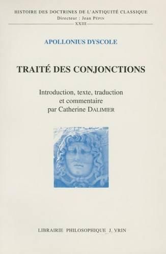 Cover image for Apollonius Dyscole: Traite Des Conjonctions