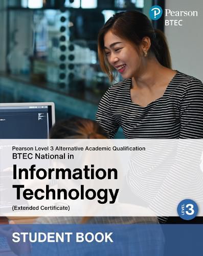Cover image for L3 AAQ BTEC National 2025 Information Technology Ext Cert Student Book (Print)