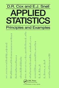 Cover image for Applied Statistics: Principles and Examples