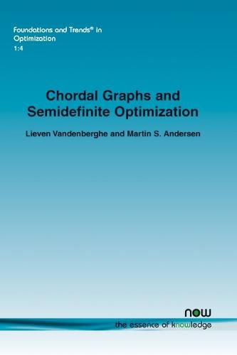 Cover image for Chordal Graphs and Semidefinite Optimization