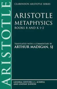 Cover image for Aristotle: Metaphysics Books B and K 1-2