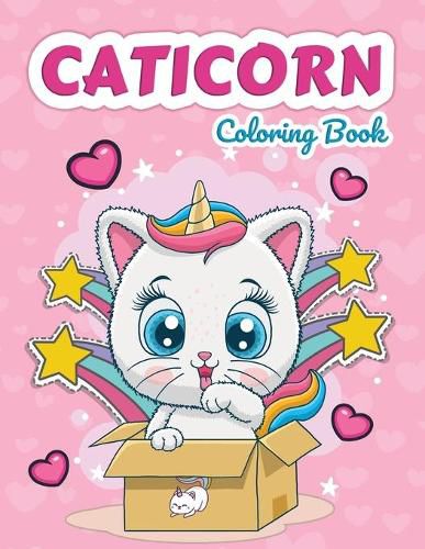 Cover image for Caticorn Coloring Book: Cat Unicorns Coloring Book for Kids