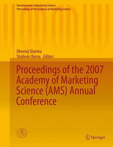 Cover image for Proceedings of the 2007 Academy of Marketing Science (AMS) Annual Conference