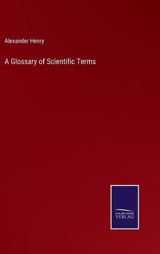 A Glossary of Scientific Terms