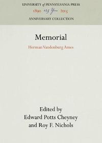 Cover image for Memorial: Herman Vandenburg Ames