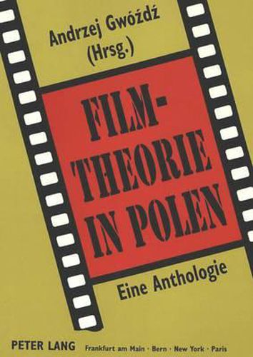 Cover image for Filmtheorie in Polen. Eine Anthologie