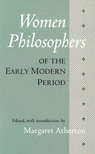 Cover image for Women Philosophers of the Early Modern Period