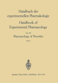 Cover image for Pharmacology of Fluorides: Part 2