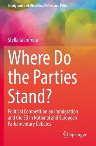 Cover image for Where Do the Parties Stand?: Political Competition on Immigration and the EU in National and European Parliamentary Debates