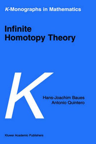 Cover image for Infinite Homotopy Theory
