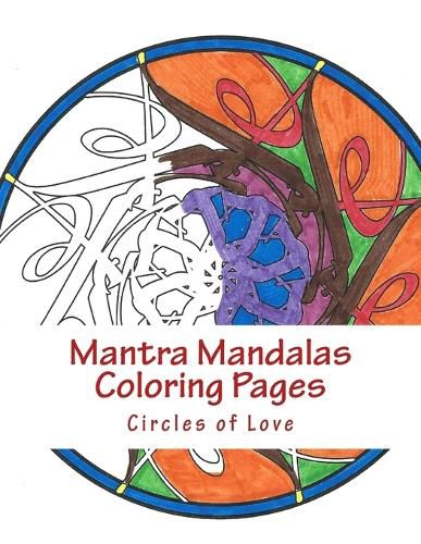 Cover image for Mantra Mandalas Coloring Pages: Circles of Love