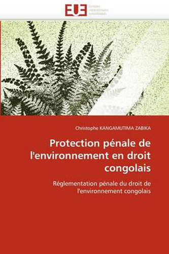 Cover image for Protection P Nale de L'Environnement En Droit Congolais