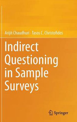 Cover image for Indirect Questioning in Sample Surveys