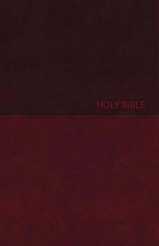 Cover image for NKJV, Value Thinline Bible, Large Print, Leathersoft, Burgundy, Red Letter, Comfort Print: Holy Bible, New King James Version