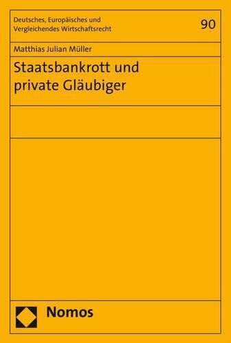 Cover image for Staatsbankrott Und Private Glaubiger