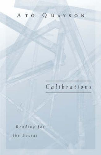Cover image for Calibrations: Reading For The Social