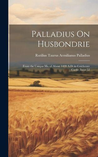 Cover image for Palladius On Husbondrie