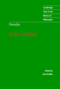 Cover image for Novalis: Fichte Studies