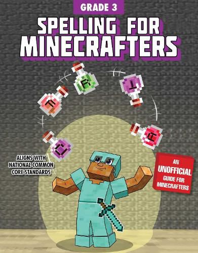 Cover image for Spelling for Minecrafters: Grade 3