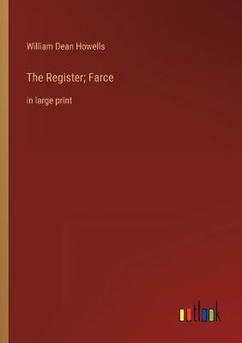 Cover image for The Register; Farce