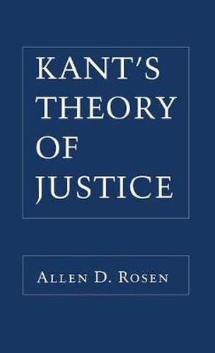 Cover image for Kant's Theory of Justice