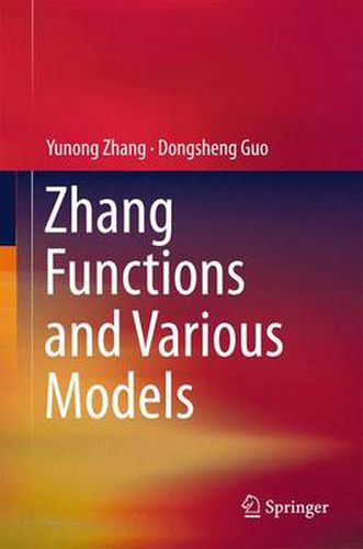 Cover image for Zhang Functions and Various Models