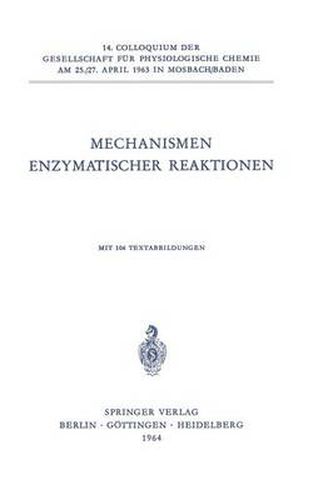 Cover image for Mechanismen Enzymatischer Reaktionen