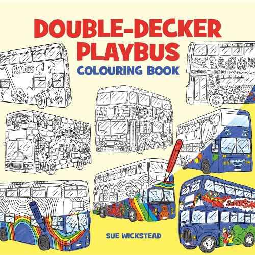 Cover image for Double Decker Playbus Colouring Book