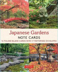 Cover image for Japanese Gardens, 16 Note Cards