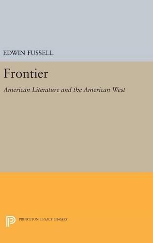 Cover image for Frontier in American Literature