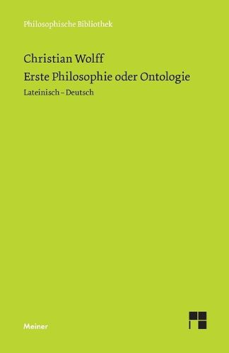 Cover image for Erste Philosophie oder Ontologie