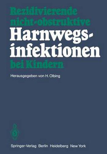 Cover image for Rezidivierende Nicht-obstruktive Harnwegsinfektionen bei Kindern