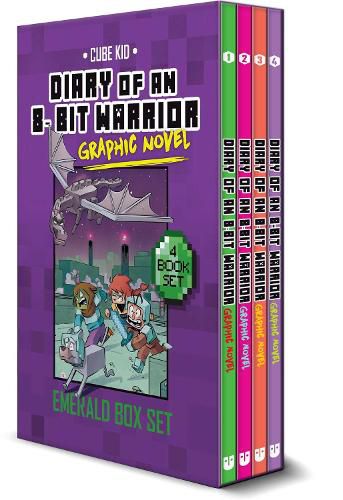 Cover image for Diary of an 8-Bit Warrior Graphic Novel Emerald Box Set