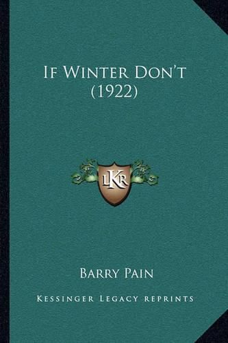 If Winter Don't (1922)