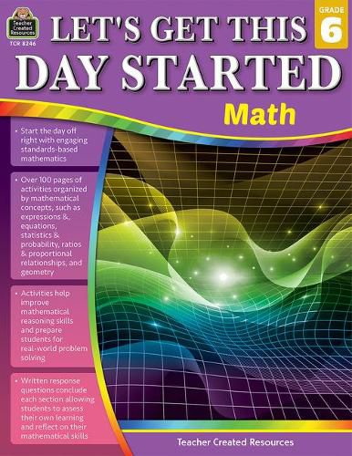 Cover image for Let's Get This Day Started: Math (Gr. 6)