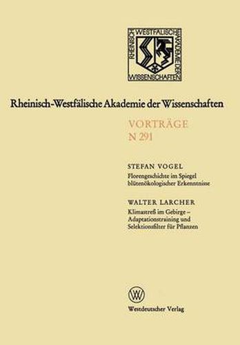 Cover image for Florengeschichte Im Spiegel Blutenoekologischer Erkenntnisse