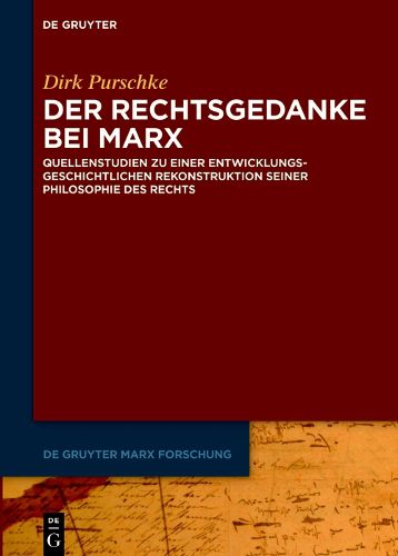Cover image for Der Rechtsgedanke bei Marx