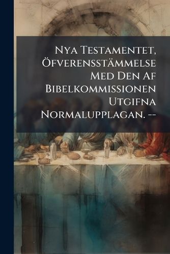 Cover image for Nya Testamentet, Fverensstmmelse Med Den AF Bibelkommissionen Utgifna Normalupplagan. --
