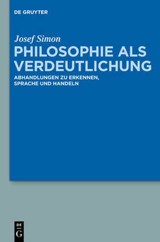 Philosophie als Verdeutlichung