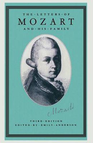 Cover image for The Letters of Mozart and his Family