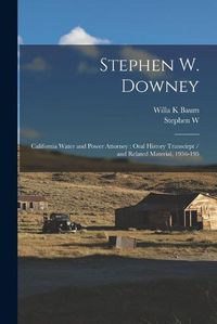 Cover image for Stephen W. Downey