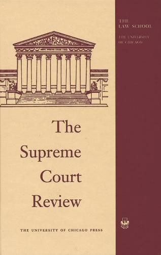 Cover image for The Supreme Court Review, 2018