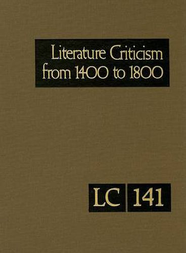 Cover image for Literature Criticism from 1400 to 1800