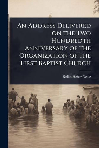 Cover image for An Address Delivered on the Two Hundredth Anniversary of the Organization of the First Baptist Church