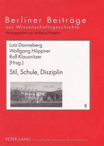 Cover image for Stil, Schule, Disziplin