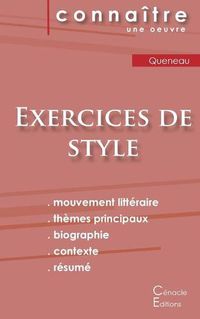 Cover image for Fiche de lecture Exercices de style de Raymond Queneau (Analyse litteraire de reference et resume complet)