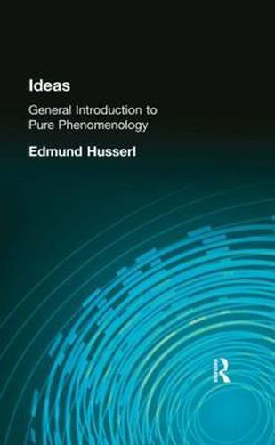 Cover image for Ideas: General Introduction to Pure Phenomenology